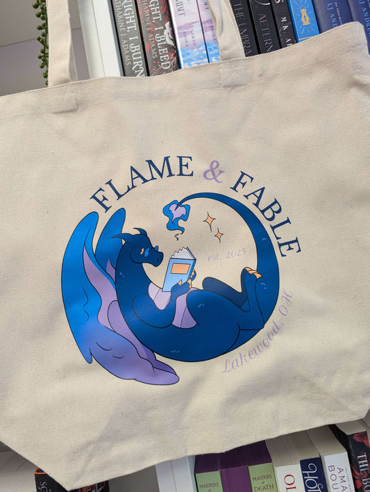 Flame & Fable Tote Bag