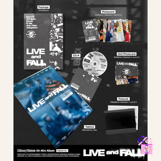 Xdinary Heroes LIVE and FALL (Tabloid Ver.)
