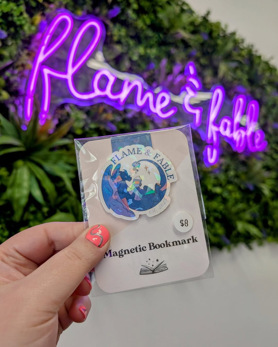 Flame & Fable Magnetic Bookmarks