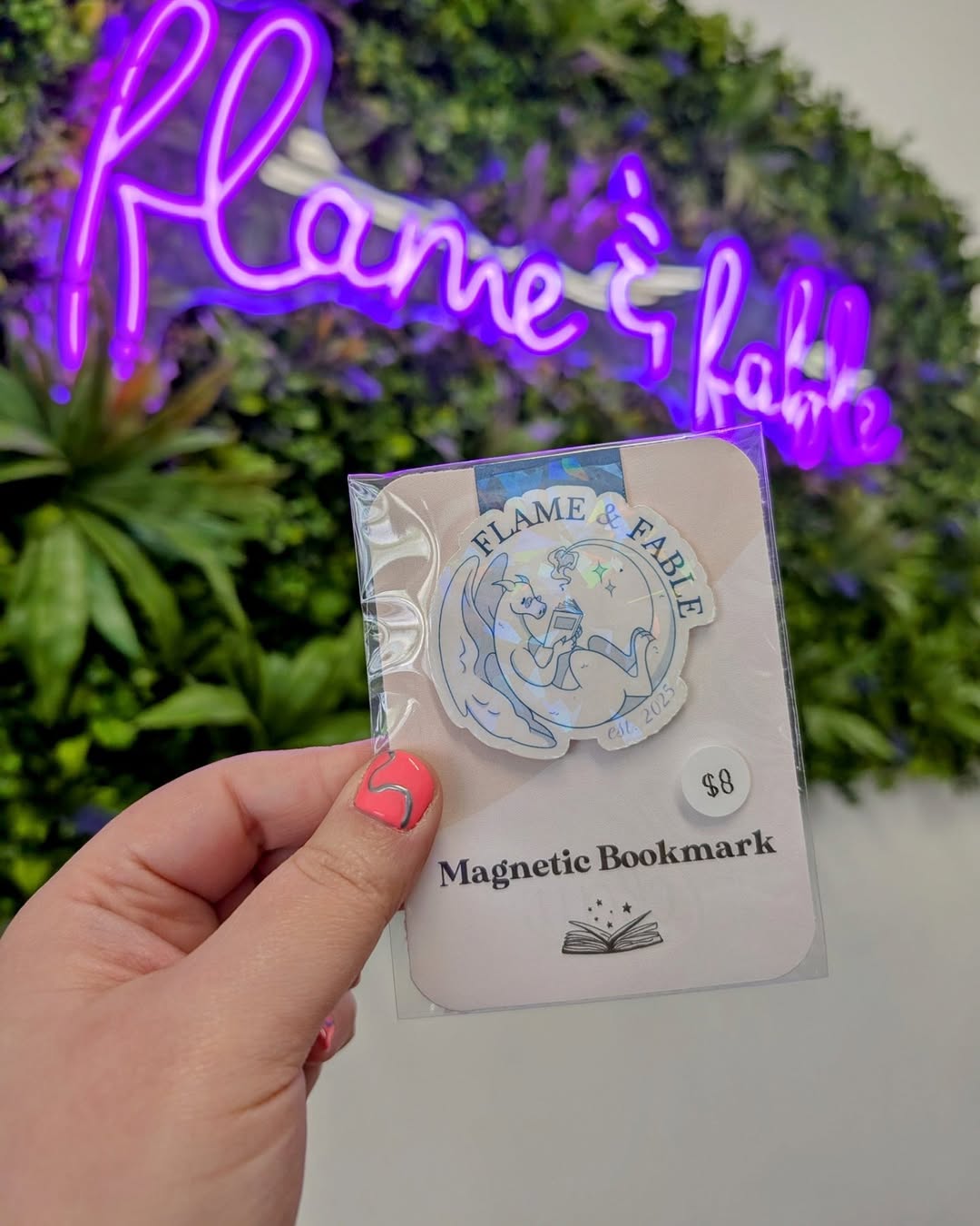 Flame & Fable Magnetic Bookmarks