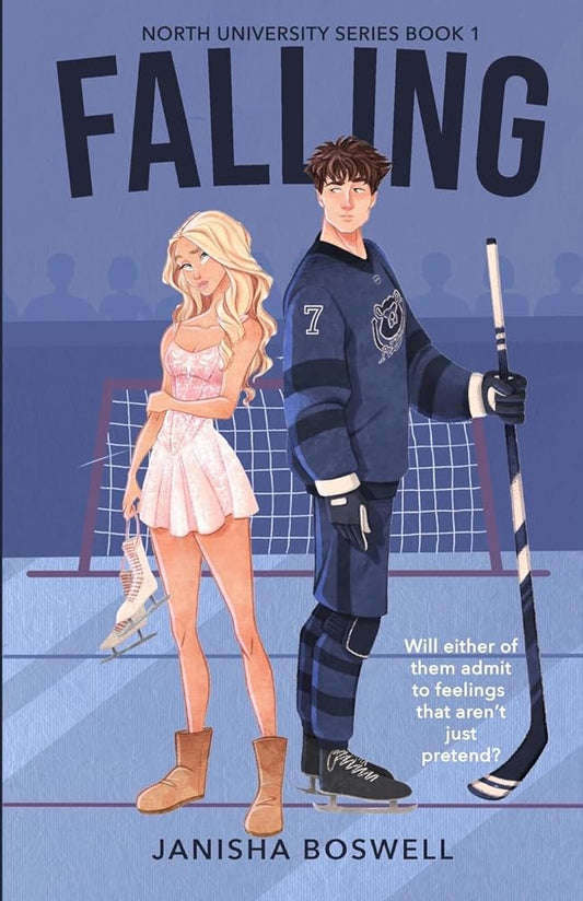 Falling: A Fake Dating College Hockey Romance (North University) cover image