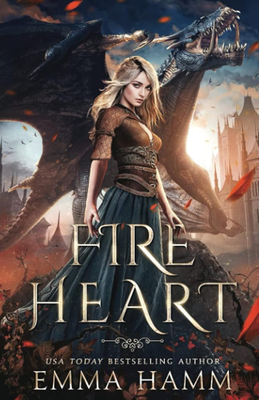 Fire Heart: A Dragon Fantasy Romance (The Dragon of Umbra) cover image