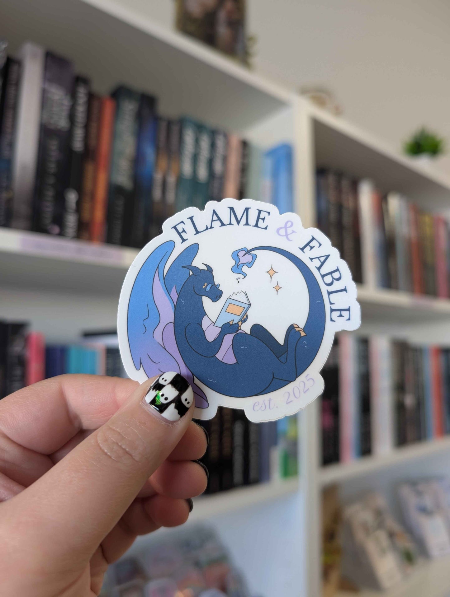 Flame & Fable Logo Sticker