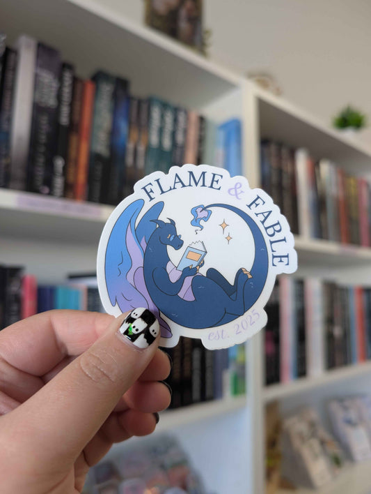 Flame & Fable Logo Sticker